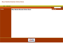 Tablet Screenshot of bluemarblebrandsshop.com